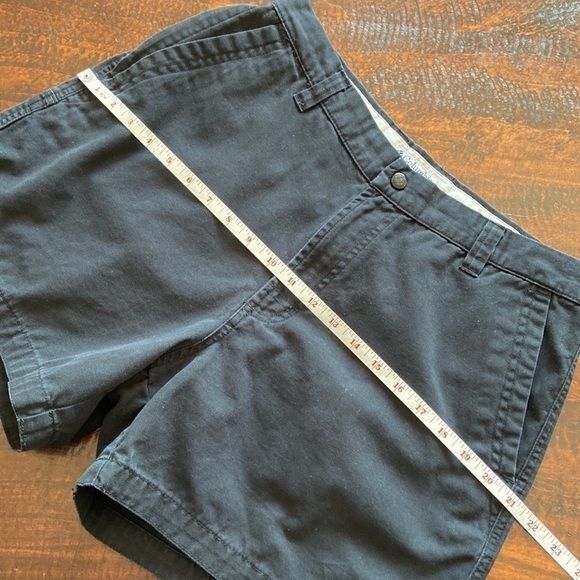 COLUMBIA Stonewashed Granite Hiking Shorts Black Size 12 - Picture 13 of 15